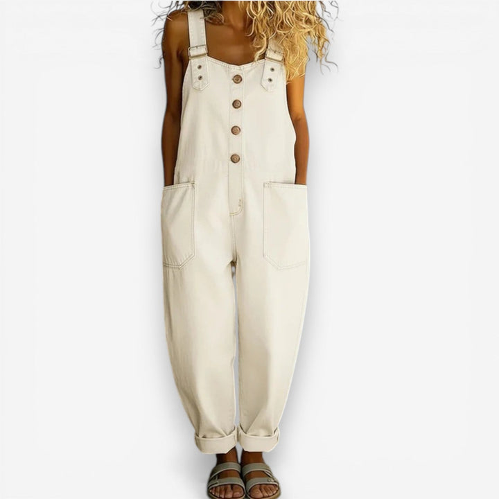 Casey™ Salopette ampia denim